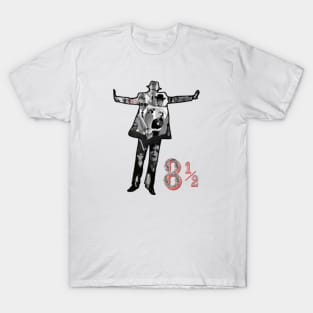 Fellini's 8 1/2 Floating Man Collage T-Shirt